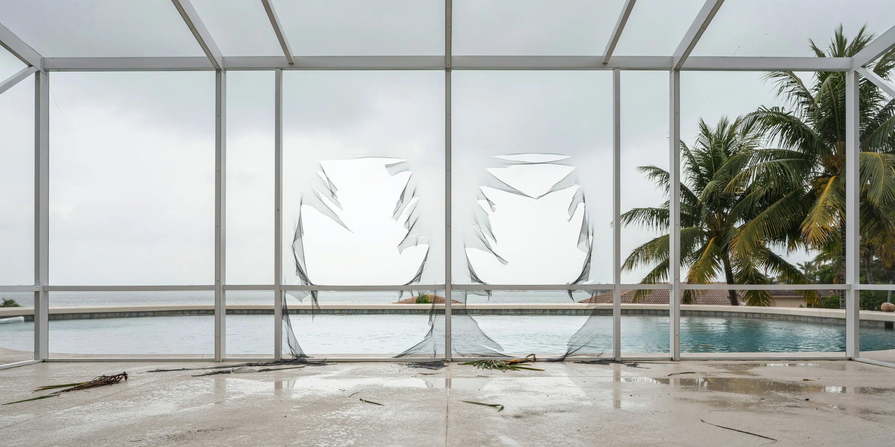 Storm Damage Screen Repair in Bradenton, FL
