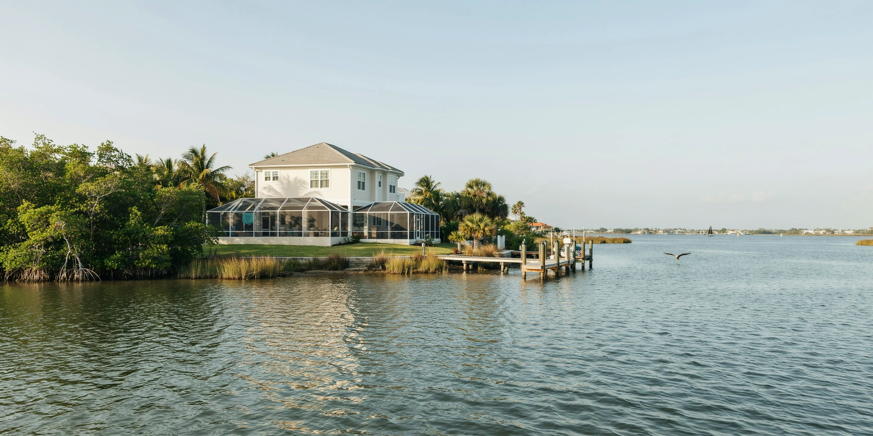 Bayfront home with private dock and mangroves in Terra Ceia, FL