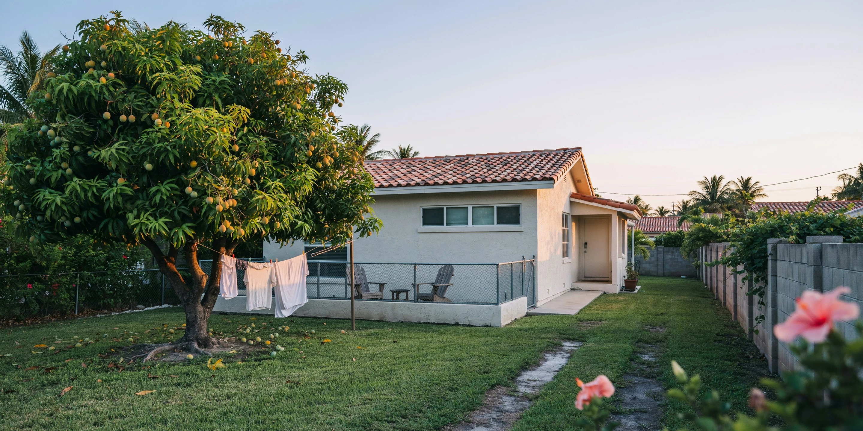 1950s block ranch with a screened porch in West Bradenton, FL